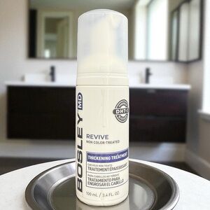 Bosley MD Revive Thickening Treatment 100mL for Thinning, Non-Color Treated Hair